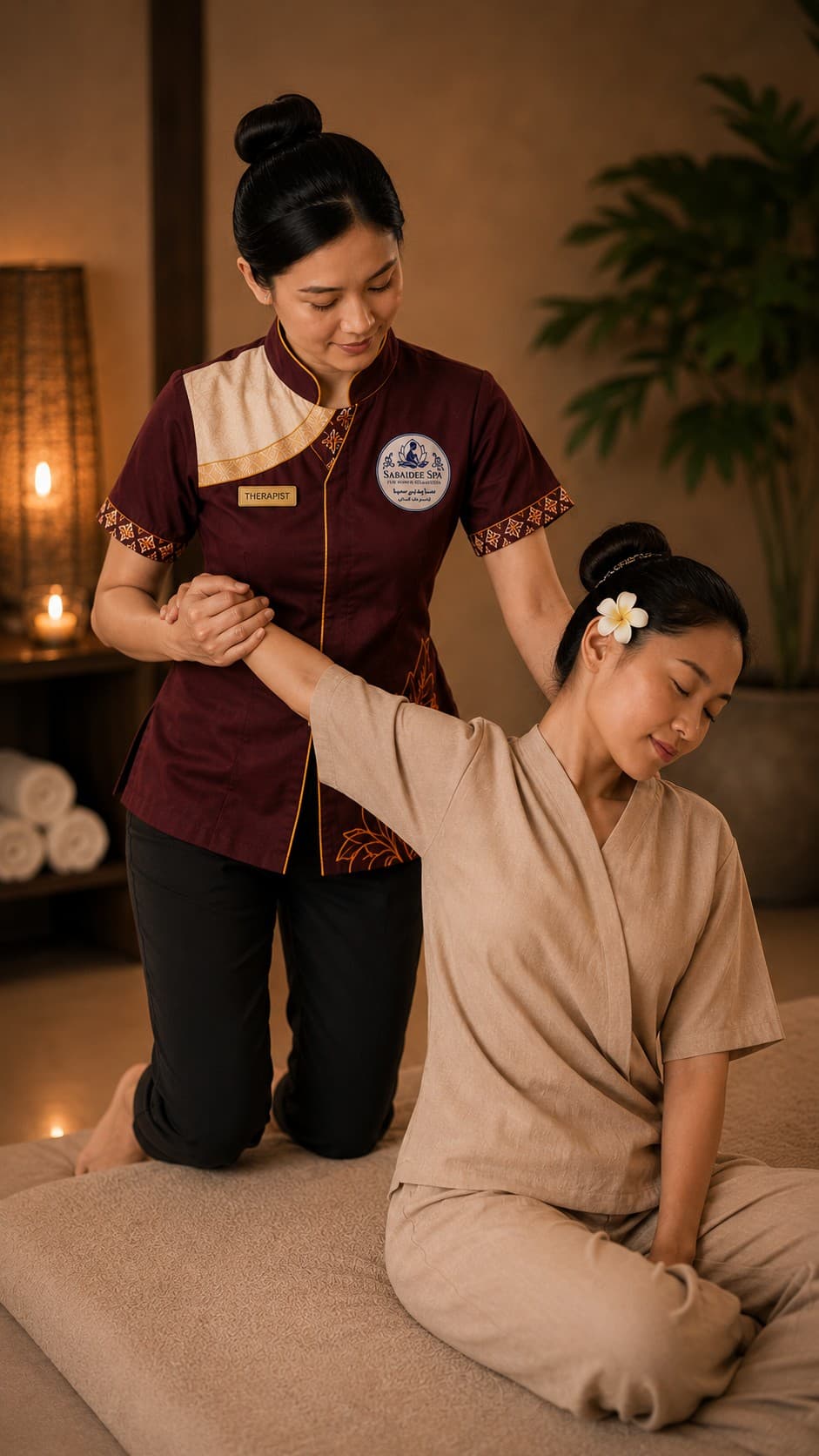 Professional Thai massage delivered at home for women in Doha